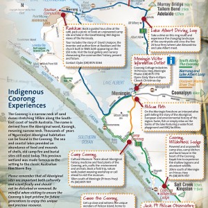 Ngarrindjeri Coorong Journey map - Coorong Country