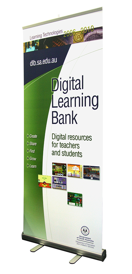 DECS Digital Learning Bank pull up banner