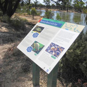 Mildura shared path signs