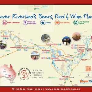 Discover Riverland Beers, Food and Wine Flavours map