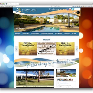 Euston Club Resort website