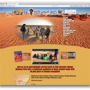 Harry Nanya Tours - Mungo National Park website