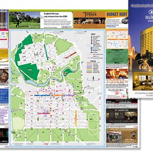 Hilton and Adelaide map