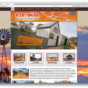 Karoonda in the Heart of the Mallee website