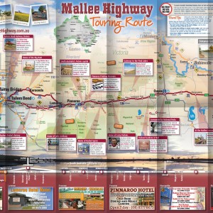 Mallee Highway Touring Route map