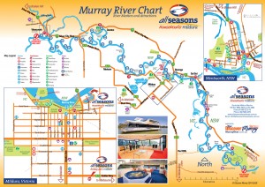 Mildura and All Seasons Houseboats map