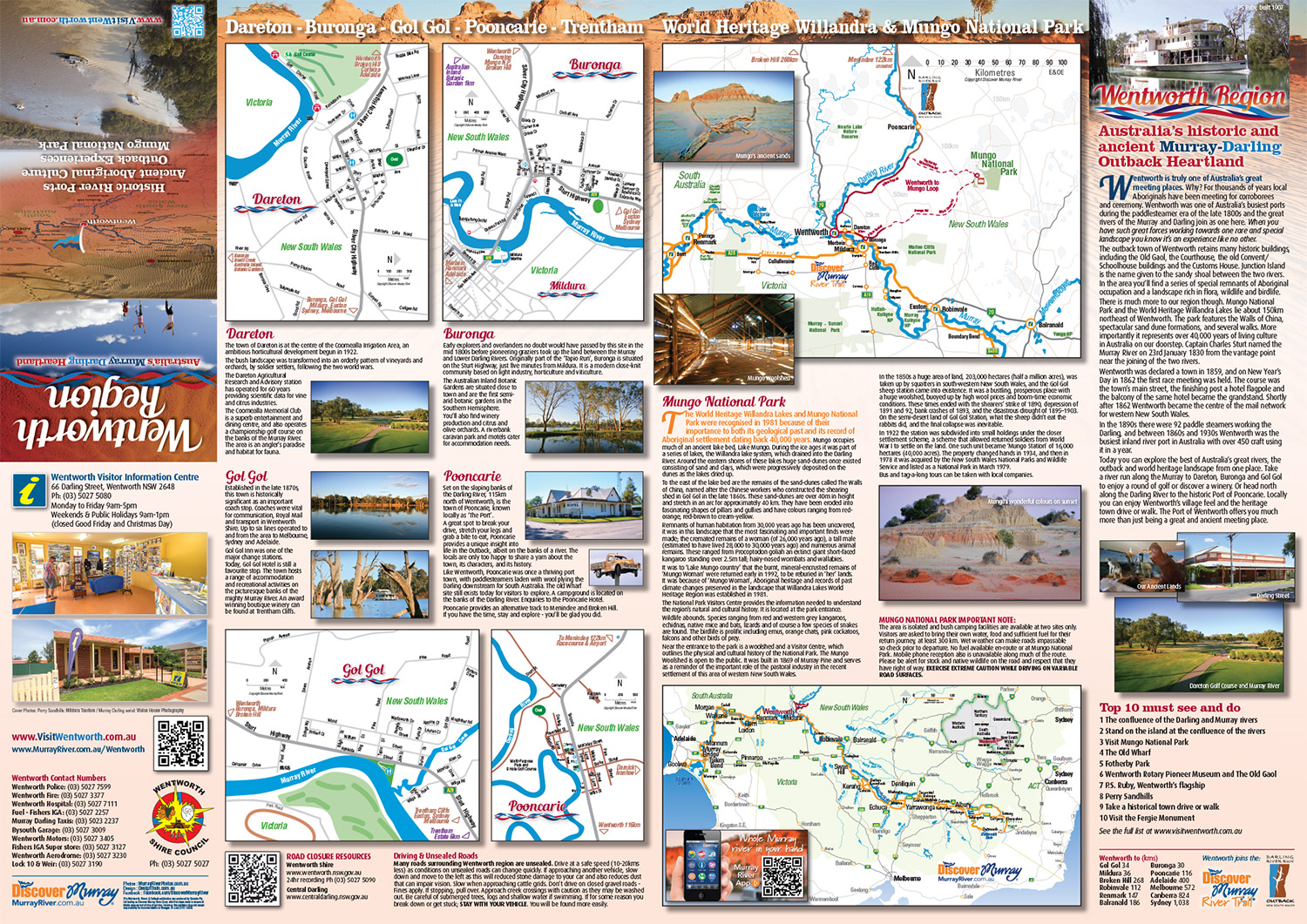 Wentworth region map front