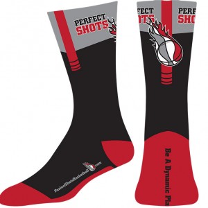 Perfect Shots Basketball Socks design