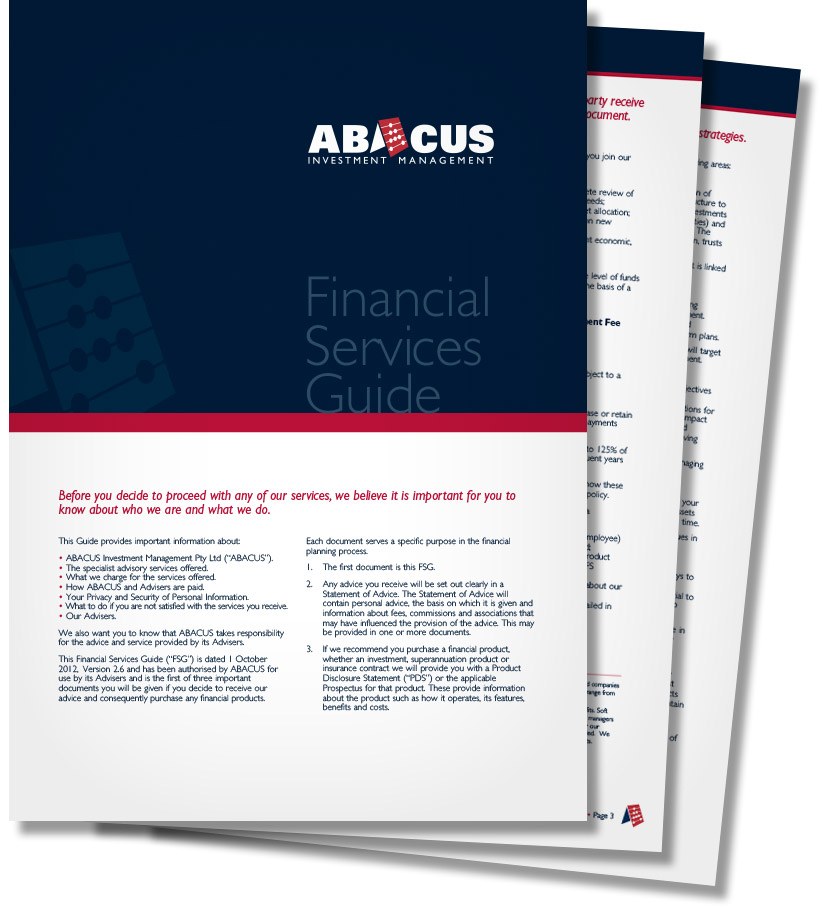 ABACUS Financial Services Guide