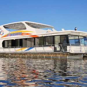 All Seasons Houseboats branding