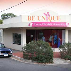 Be Unique Shop Signage