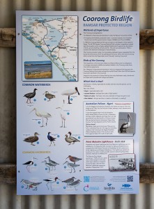 Birds of the Coorong sign Narrung