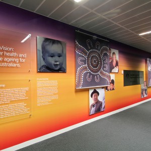 Department of Health Adelaide Foyer display