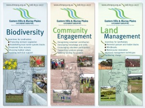Eastern Hills and Murray Plains Catchment Group banners