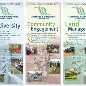 Eastern Hills and Murray Plains Catchment Group banners