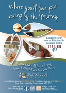Euston Club Resort A5 Racing Ad