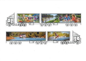 Mildura Tourism Truck visuals