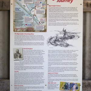 Ngarrindjeri journey sign Narrung