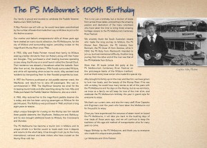 PS Melbourne Centenary book