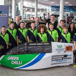 Paradise Primary Pedal Prix vehicle