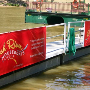 Rich River Houseboats banners