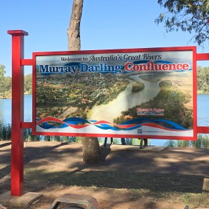 Murray Darling Junction Interpretive sign
