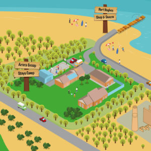 Yorke Peninsula Group Accommodation illustration