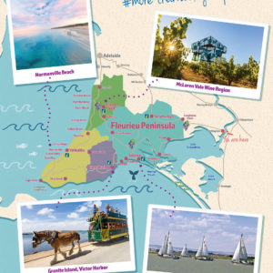 Fleurieu Peninsula Tourism Interpretive Sign and Map