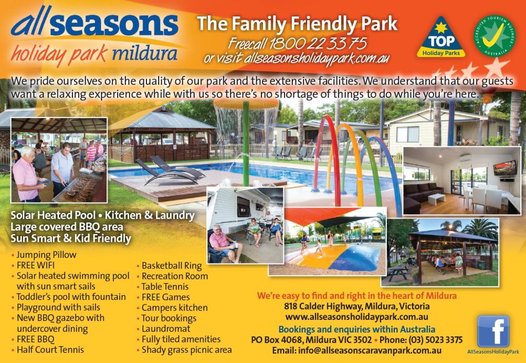 All Seasons Holiday Park Ad