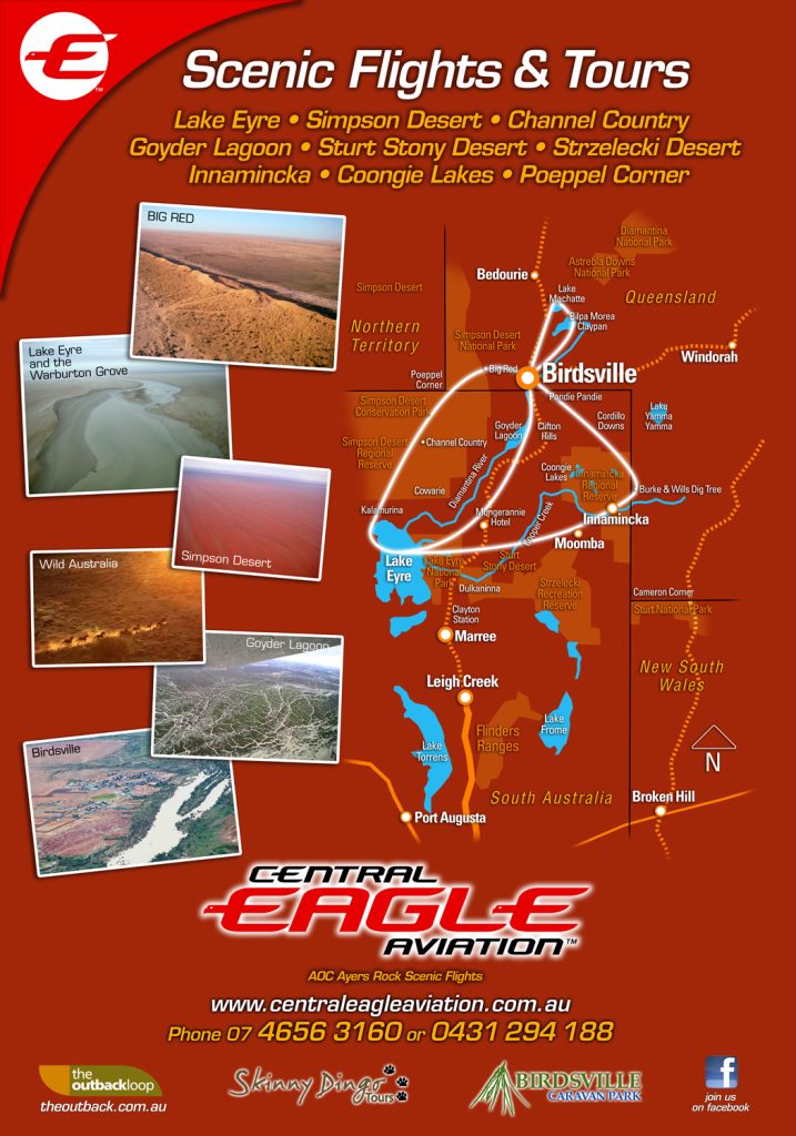 Central Eagle Aviation flight map