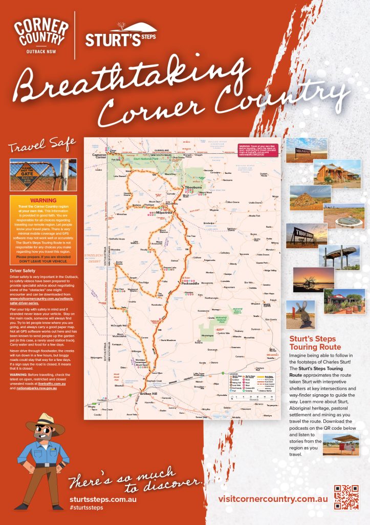 Corner Country Broken Hill Visitor Centre map
