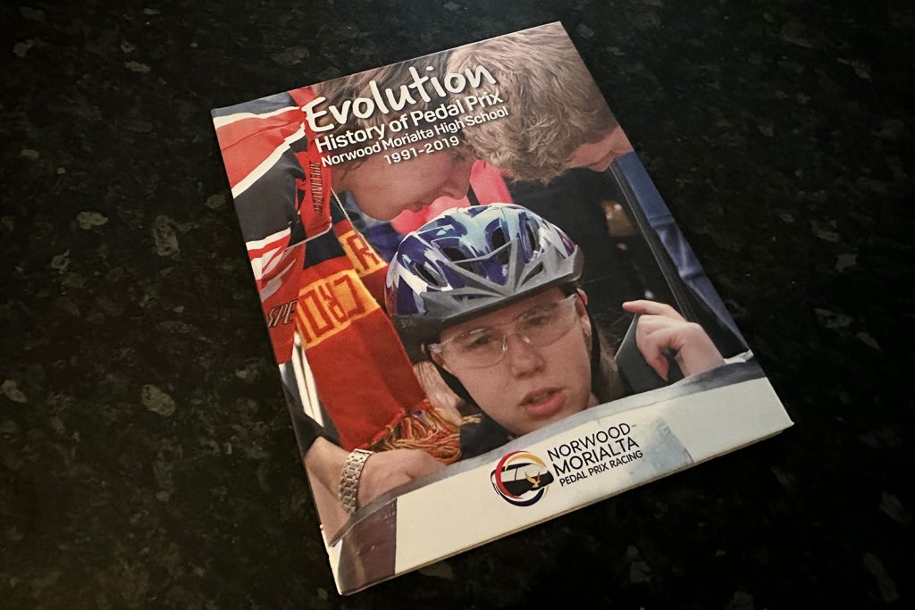 Evolution History of Norwood Pedal Prix book – 1991-2019