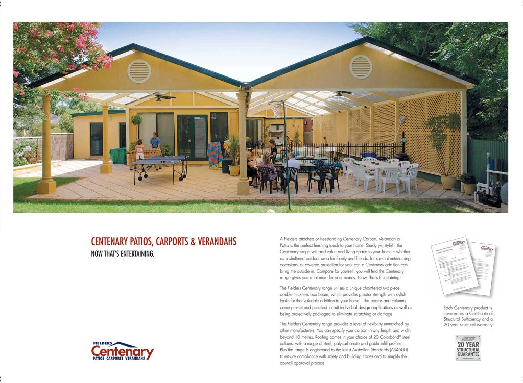 Fielders Centenary verandah photography
