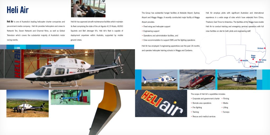 Heli Air brochure overview