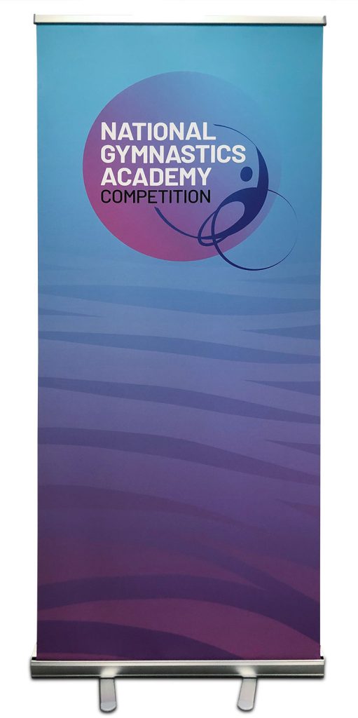 Gymnastics Academy pull up banner