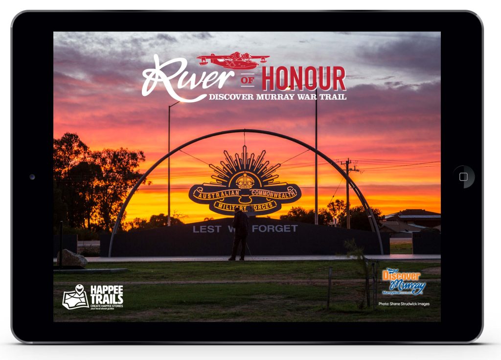 Murray War Trail ebook tablet – River of Honour