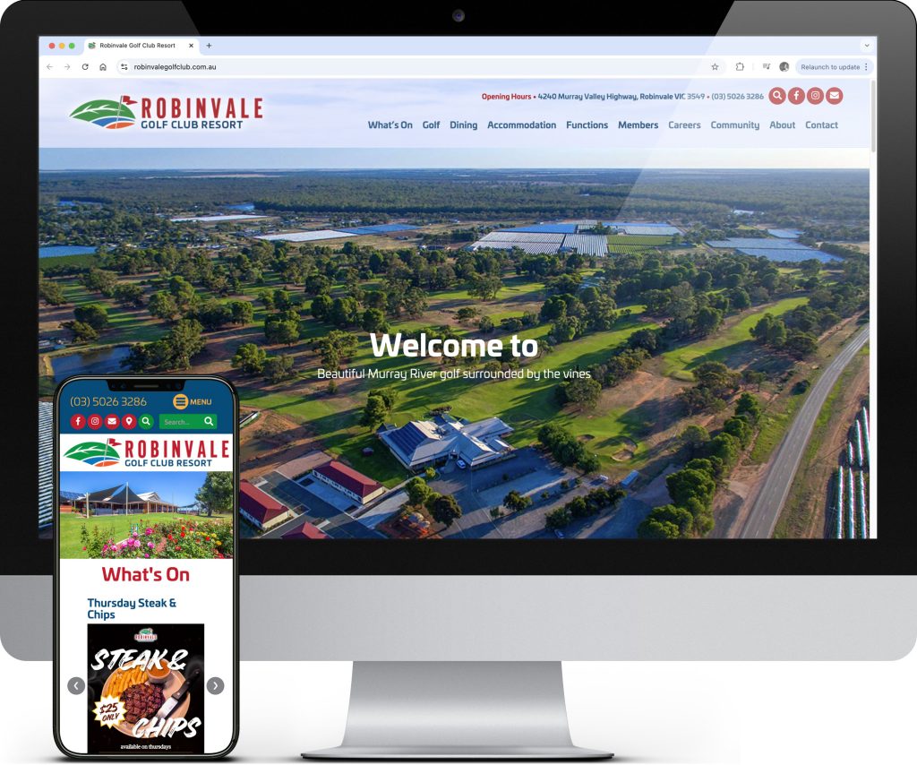 Robinvale Golf Club Resort website