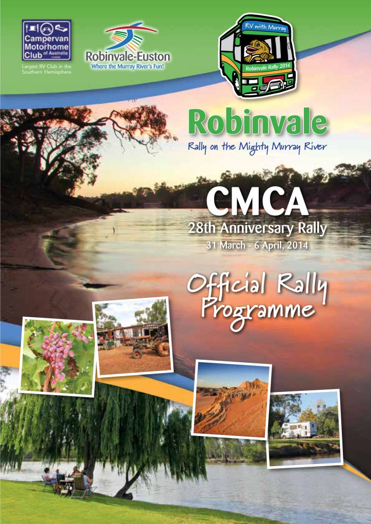Robinvale RV Rally magazine cover