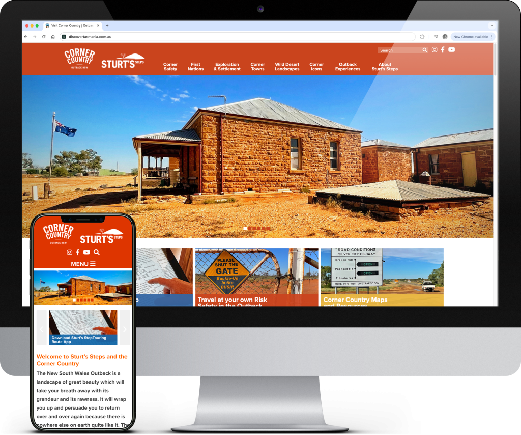 Visit Corner Country website