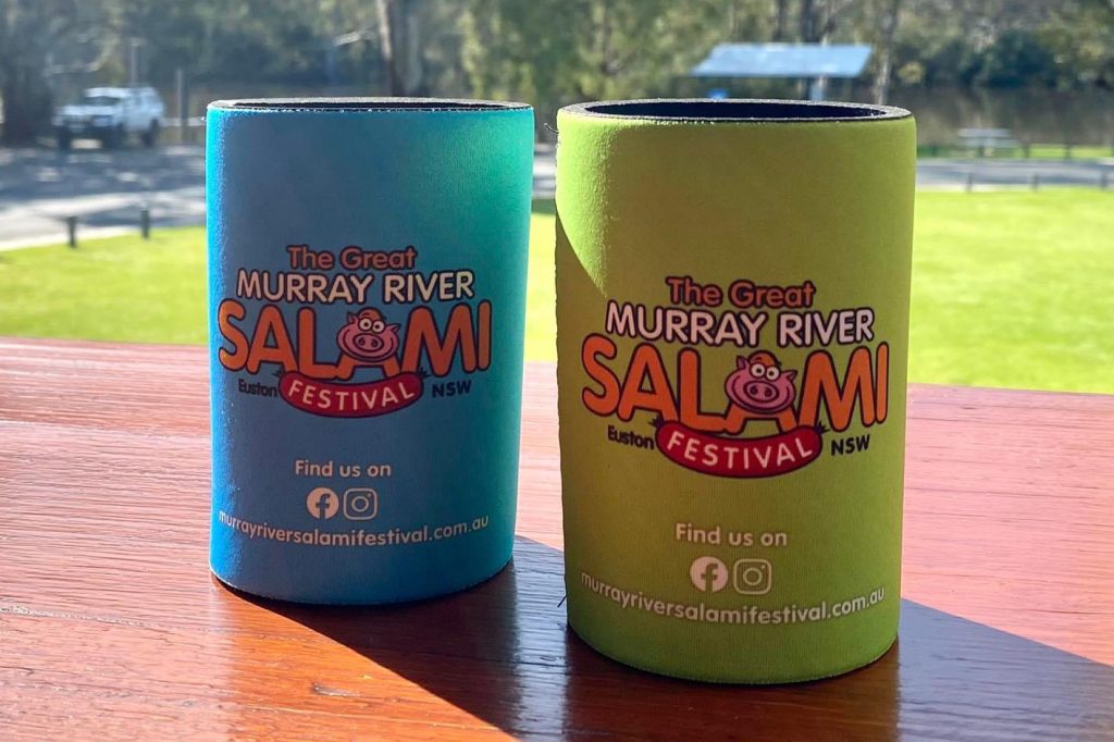 Salami Festival Stubby Holders