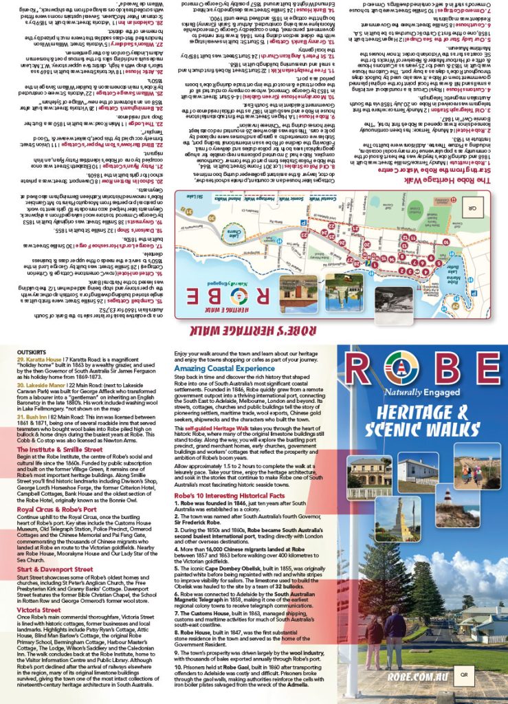 Robe Heritage & Scenic Walks Guide and Map